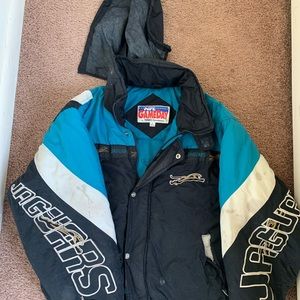 Vintage Jacksonville Jaguars bomber jacket